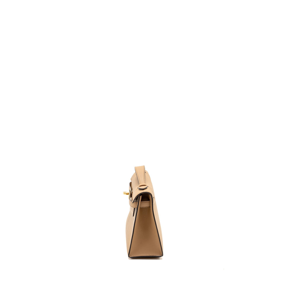 HERMES KELLY POCHETTE SWIFT 0M CHAI GHW