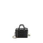 CHANEL 22B TOP HANDLE SMALL VANITY CASE CALFSKIN BLACK GHW(MICROCHIP)