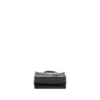DIOR DIORAMOUR MINI DIOR BOOK TOTE MACROCANNAGE CALFKSIN BLACK LGHW