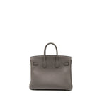 Hermes Birkin 25 Togo Gris Etain SHW