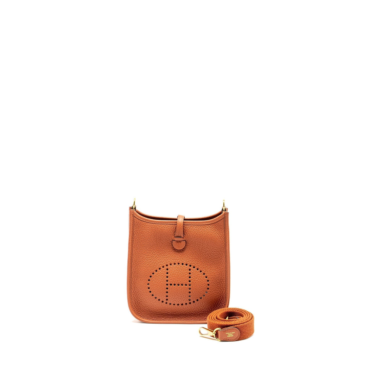 HERMES MINI EVELYNE CLEMENCE CUIVRE GHW