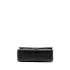CHANEL MAXI 2.55 REISSUE FLAP BAG AGED CALFSKIN BLACK GHW