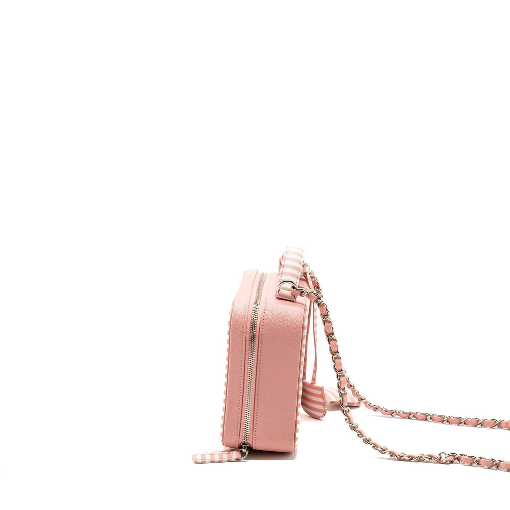 CHANEL MEDIUM FILIGREE VANITY CASE CAVIAR PINK MULTICOLOUR SHW