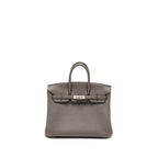 Hermes Birkin 25 Togo Gris Etain SHW