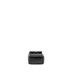 CHANEL 24P MINI BACKPACK/CROSSBODY BAG CAVIAR BLACK SHW (MICROCHIP)