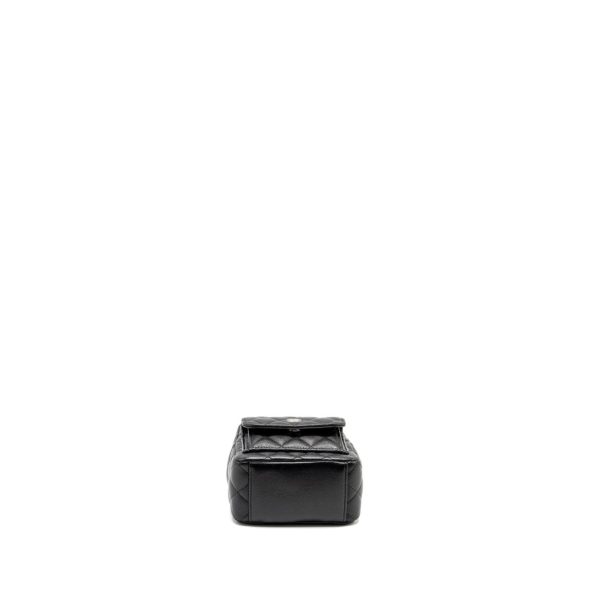 CHANEL 24P MINI BACKPACK/CROSSBODY BAG CAVIAR BLACK SHW (MICROCHIP)