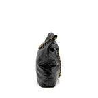 CHANEL MEDIUM 22 BAG SHINY CALFSKIN BLACK GHW (MICROCHIP)