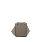 HERMES PICOTIN 22 LOCK BAG CLEMENCE GRIS ETAIN GHW