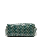 Goyard SAINT LOUIS GM TOTE BAG GOYARDINE CANVAS / CALFSKIN Green
