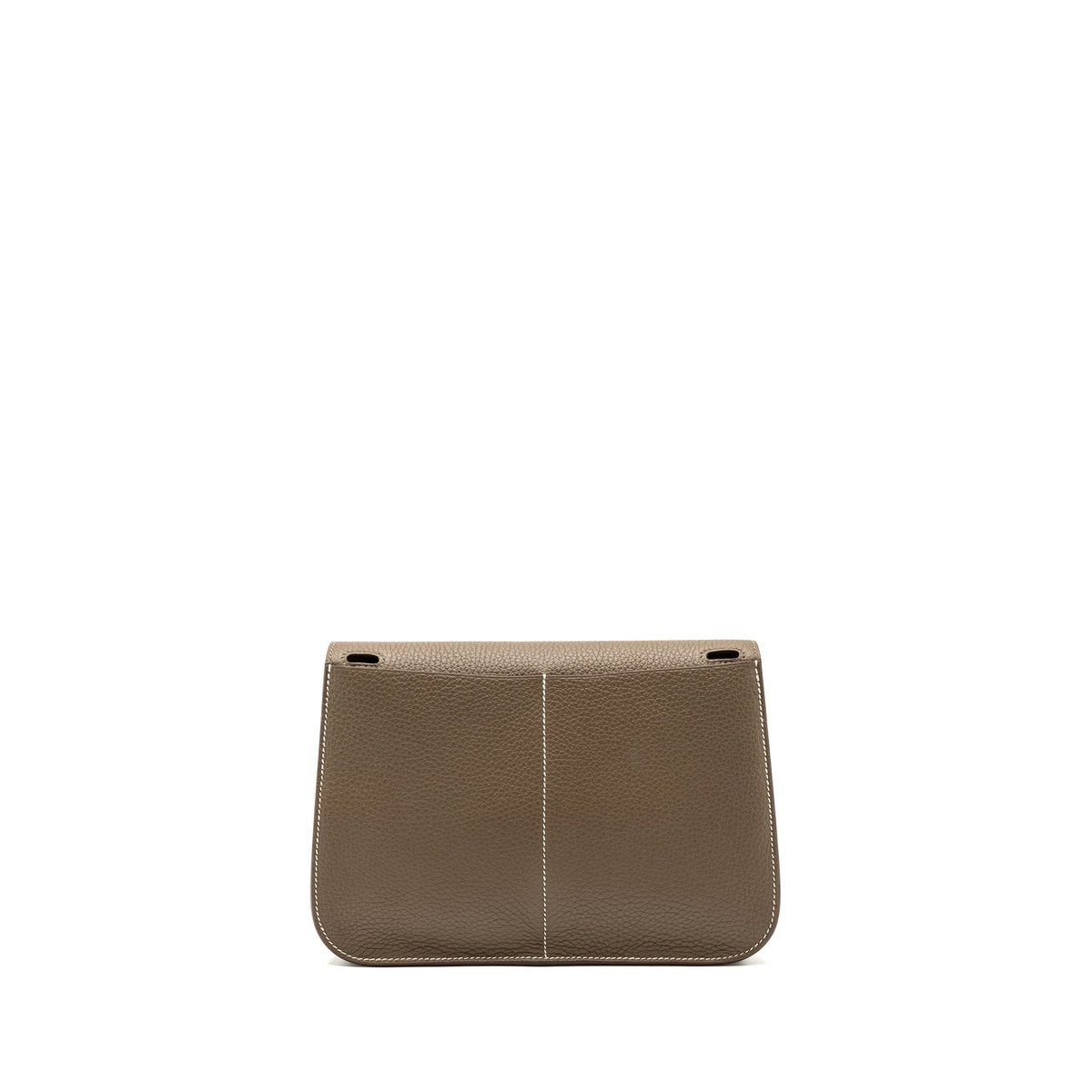 Hermes Halzan 25 Clemence Etoupe GHW