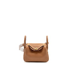 HERMES MINI LINDY II CLEMENCE GOLD GHW