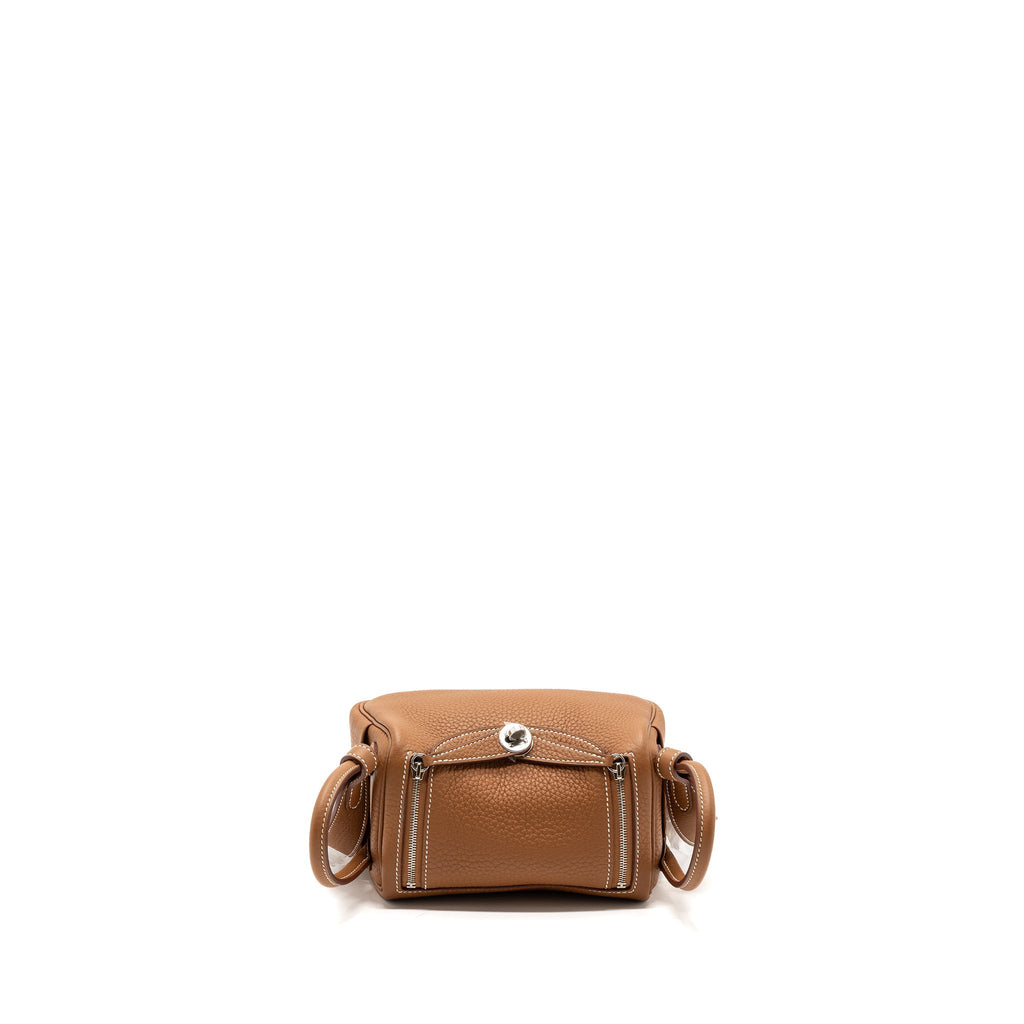 HERMES MINI LINDY CLEMENCE GOLD SHW