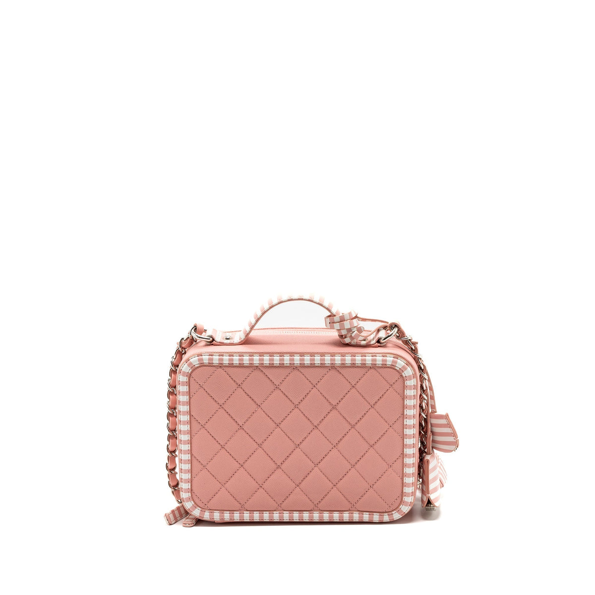 CHANEL MEDIUM FILIGREE VANITY CASE CAVIAR PINK MULTICOLOUR SHW