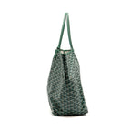 Goyard SAINT LOUIS GM TOTE BAG GOYARDINE CANVAS / CALFSKIN Green