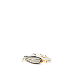 DIOR MINI SADDLE BAG GRAINED CALFSKIN WHITE GHW