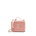 CHANEL MEDIUM FILIGREE VANITY CASE CAVIAR PINK MULTICOLOUR SHW