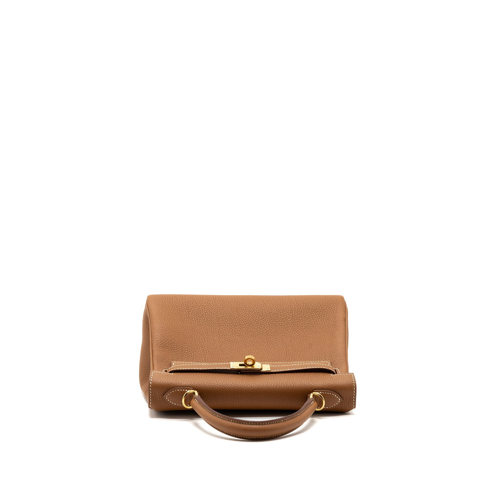 Hermes Kelly 25 Togo Gold GHW