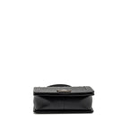 CHANEL MEDIUM BOY BAG CAVIAR BLACK SHW (MICROCHIP)
