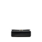 CHANEL MEDIUM CLASSIC DOUBLE FLAP BAG LAMBSKIN CHEVRON BLACK LGHW
