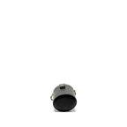 CHANEL CC ROUND VANITY CASE WITH CHAIN LAMBSKIN BLACK LGHW