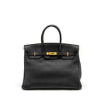 HERMES BIRKIN 35 TOGO BLACK GHW