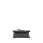 CHANEL SMALL BOY BAG CAVIAR GREY LGHW (MICROCHIP)