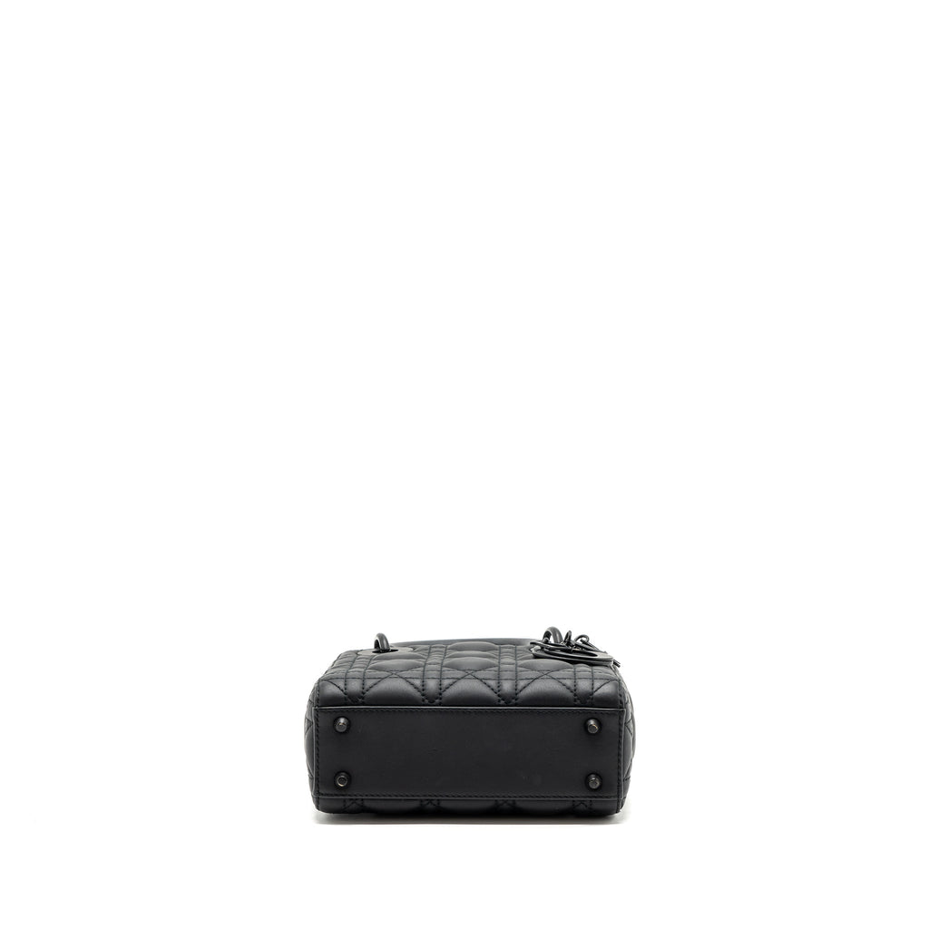 DIOR MINI LADY DIOR CALFSKIN SO BLACK