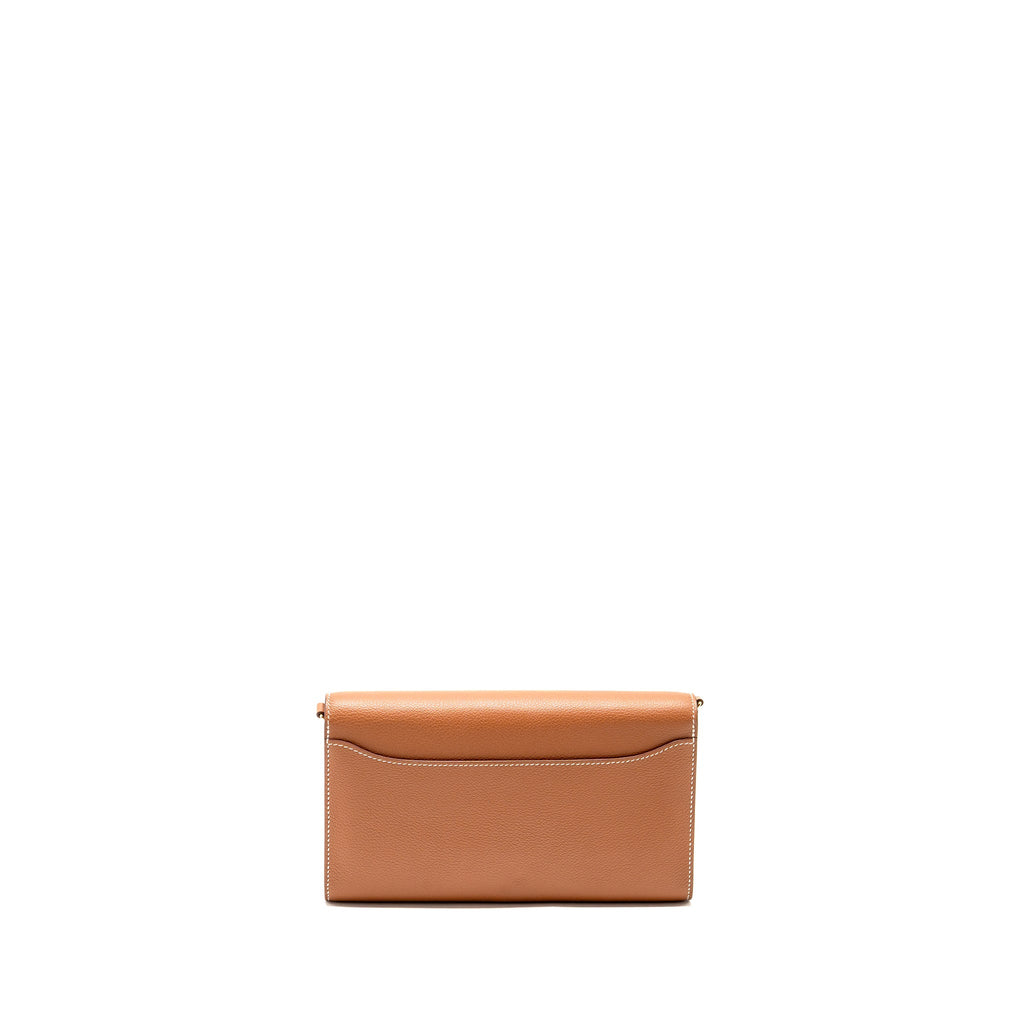 Hermes Constance to Go Evercolor Gold GHW