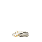 DIOR MINI SADDLE BAG GRAINED CALFSKIN WHITE GHW