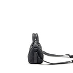 LOUIS VUITTON KEEPALL BANDOULIERE 25 MONOGRAM TAURILLON LEATHER BLACK WITH BLACK HARDWARE