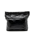 CHANEL MEDIUM 22 BAG SHINY CALFSKIN BLACK GHW (MICROCHIP)
