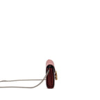 GUCCI DIONYSUS WALLET ON CHAIN CALFSKIN RED MULTICOLOUR HARDWARE