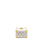 Louis Vuitton Camera Box leather cuir white GHW