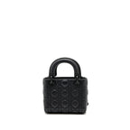 DIOR MINI LADY DIOR CALFSKIN SO BLACK