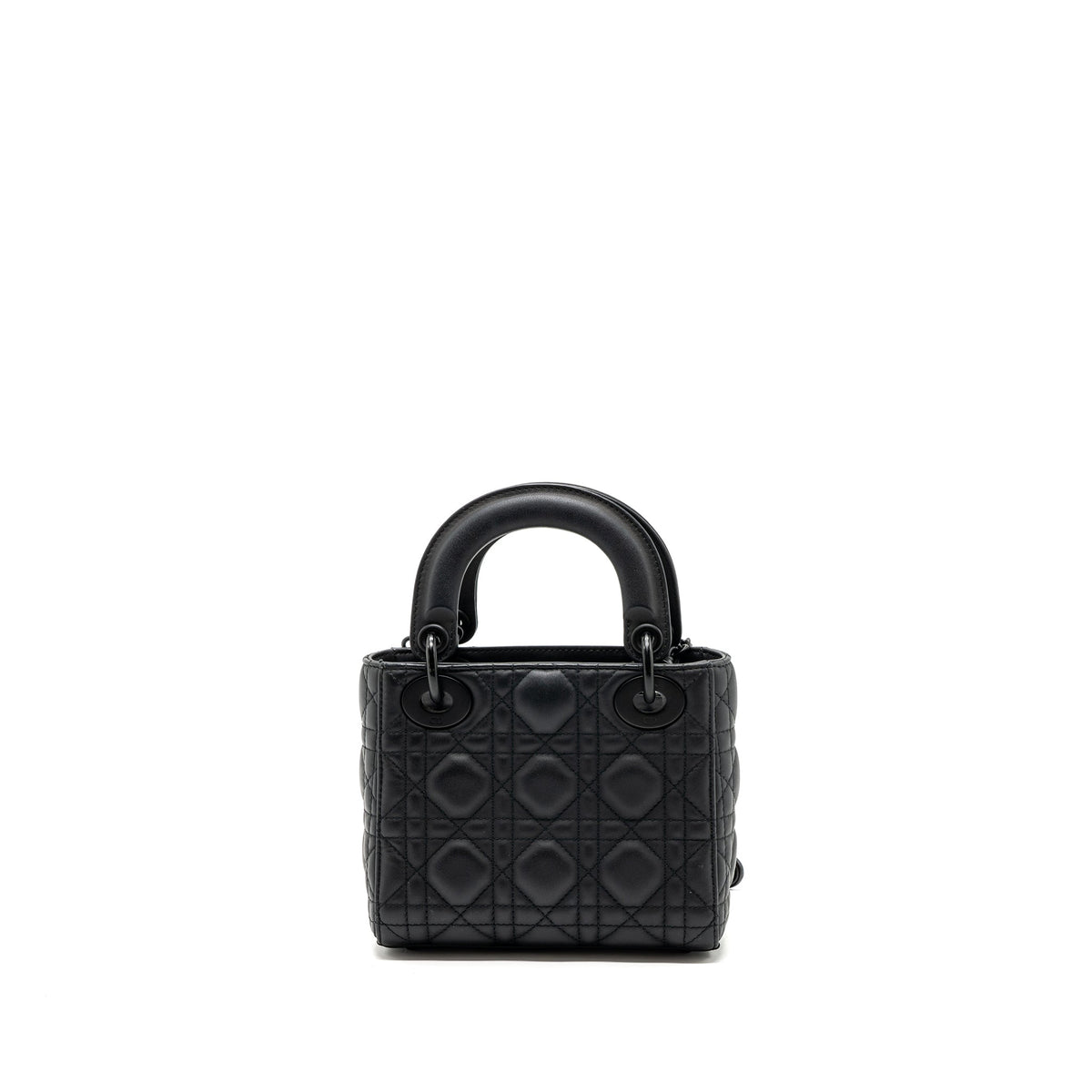 DIOR MINI LADY DIOR CALFSKIN SO BLACK