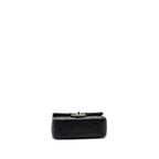 CHANEL CLASSIC MINI RECTANGULAR FLAP BAG LAMBSKIN BLACK GHW