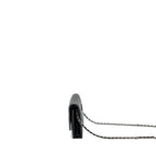 CHANEL CLASSIC WALLET ON CHAIN CAVIAR BLACK SHW (MICROCHIP)