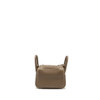 Hermes Mini Lindy Clemence Etoupe SHW