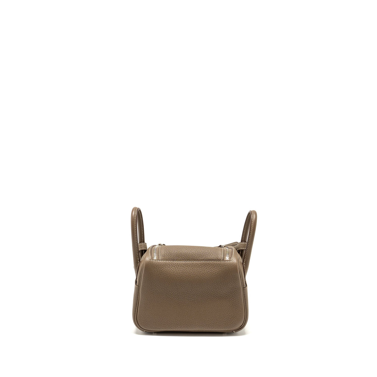 Hermes Mini Lindy Clemence Etoupe SHW