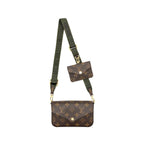 LOUIS VUITTON FELICIE STRAP & GO MONOGRAM CANVAS GHW (NEW VERSION)