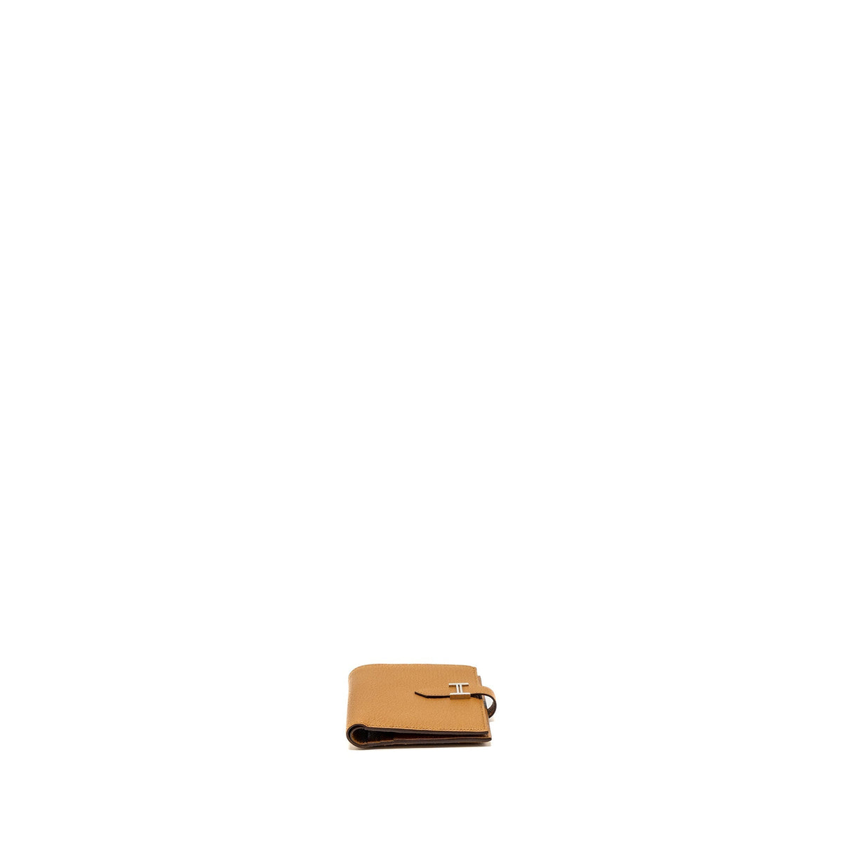 Hermes bearn compact wallet chevre mysore caramel SHW