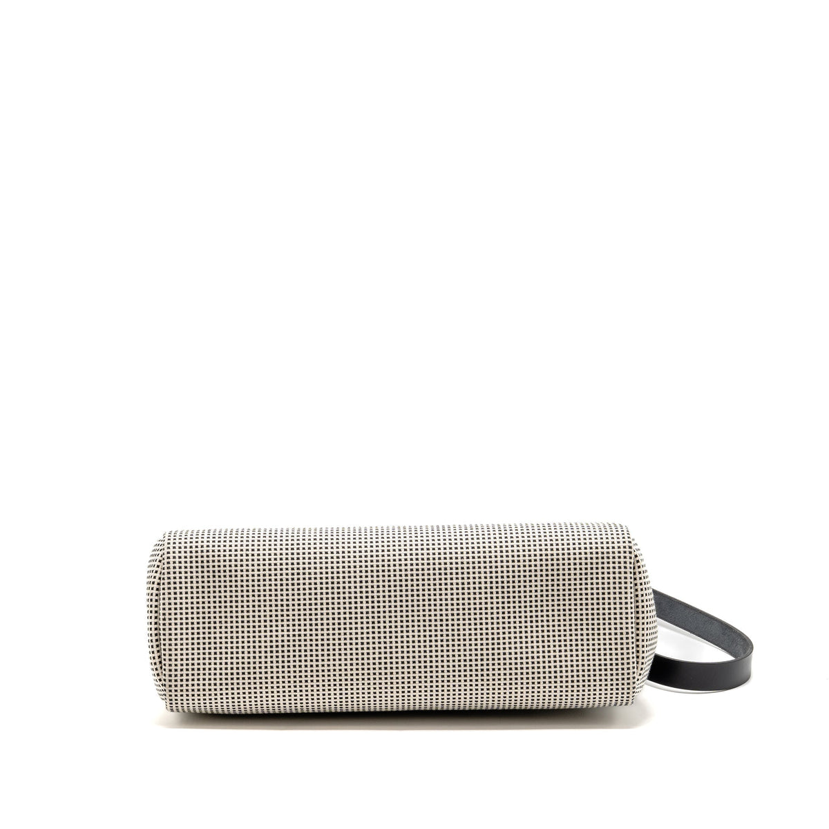 HERMES HERBAG 31 ZIP BAG QUADRILLE VIKING CANVAS/HUNTER LEATHER ECRU-BLANC/BLACK GHW