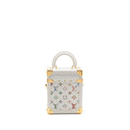 Louis Vuitton Camera Box leather cuir white GHW
