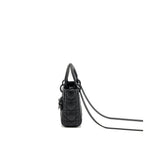 DIOR MINI LADY DIOR CALFSKIN SO BLACK