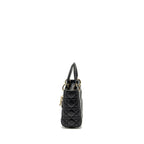 DIOR SMALL MY ABC LADY DIOR LAMBSKIN BLACK LGHW