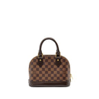 LOUIS VUITTON ALMA BB DAMIER EBENE CANVAS GHW