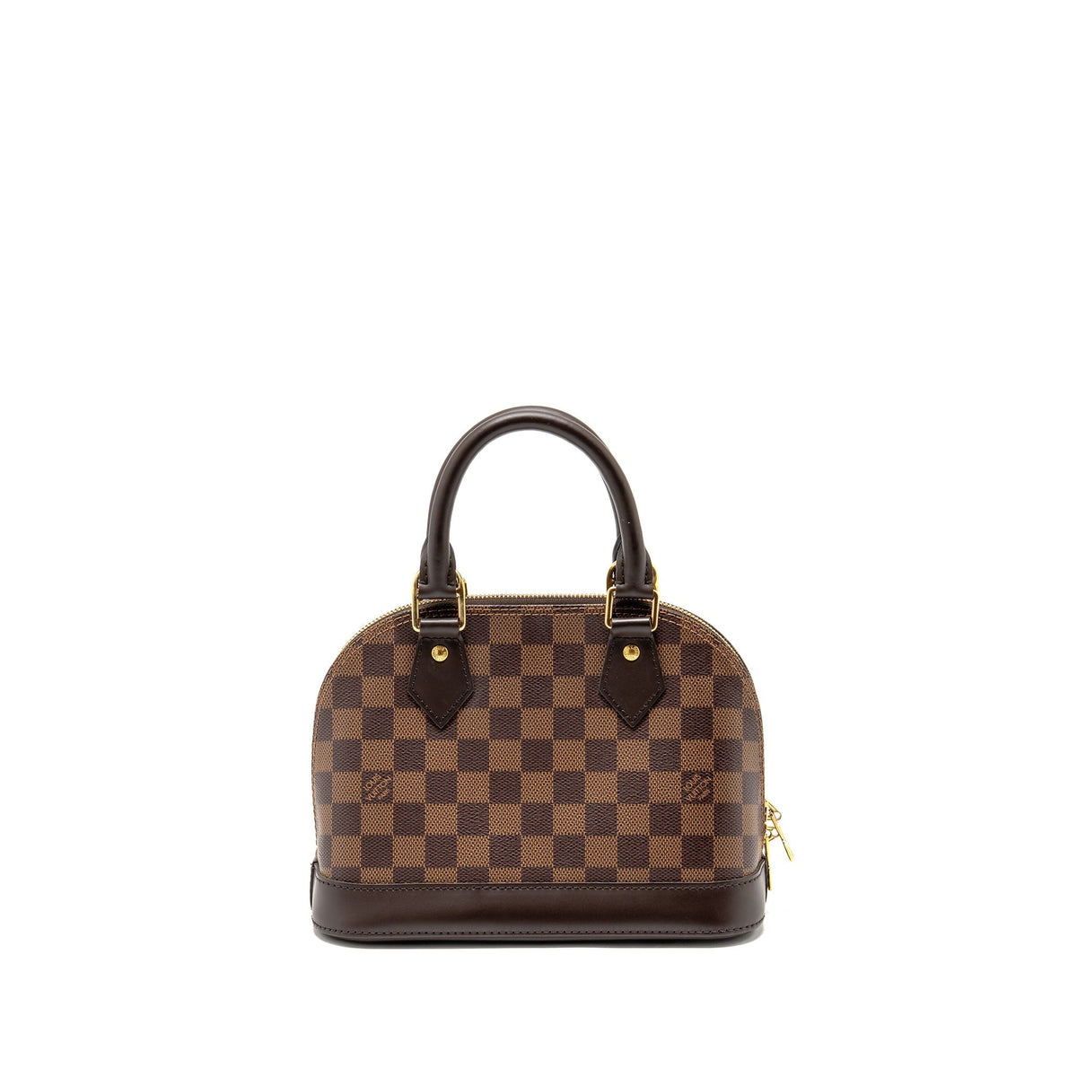 LOUIS VUITTON ALMA BB DAMIER EBENE CANVAS GHW