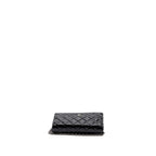 CHANEL CLASSIC WALLET ON CHAIN PATENT BLACK SHW