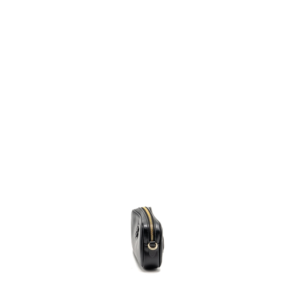 Miu Miu Size 75 mini belt bag soft calfskin black GHW
