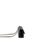 CHANEL CLASSIC MINI RECTANGULAR FLAP BAG LAMBSKIN BLACK GHW